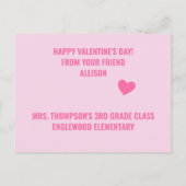 Ich bin Bananen über dir - Niedliches Klassenzimme Postkarte (Rückseite)