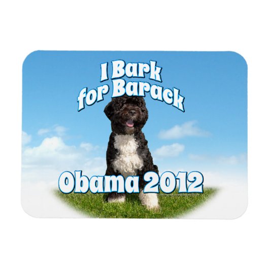Ich bin Barack, aber der erste Hund Obama Magnet (Horizontal)