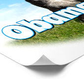 Ich bin Barack, aber der erste Hund Obama Poster (Ecke)