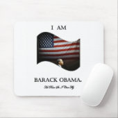 Ich bin Barack Obama (Farbe) Mousepad (Mit Mouse)