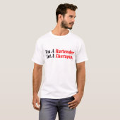 Ich bin Barkeeper T-Shirt (Vorne ganz)
