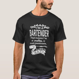 Ich bin Barkeeper T Shirt Unisex Funny Great Gift 