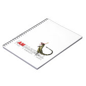 Ich bin Baseball-Dinosaurier Notizblock (Linke Seite)