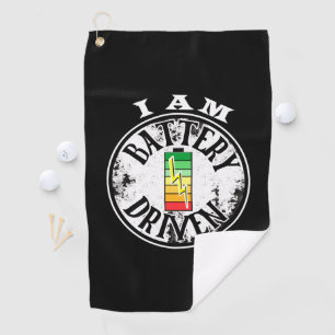 Ich bin batteriebetriebenes Golfhandtuch