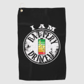 Ich bin batteriebetriebenes Golfhandtuch (Vorderseite)