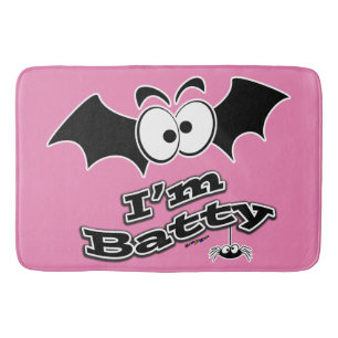Ich bin Batty Crazy Eyes Badematte
