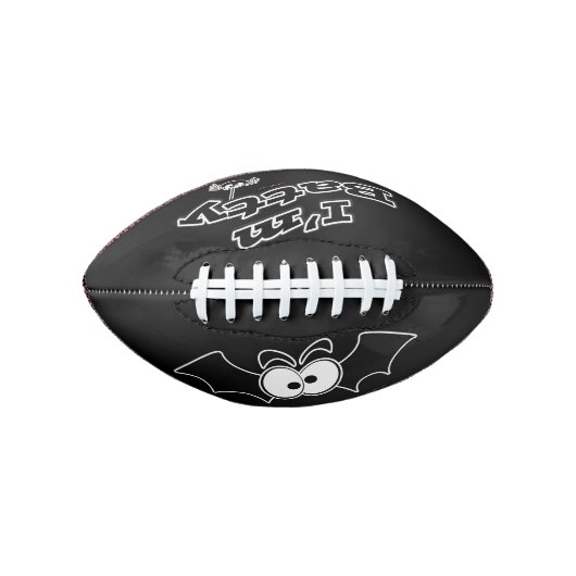 Ich bin Batty Crazy Eyes Football (Vorderseite)