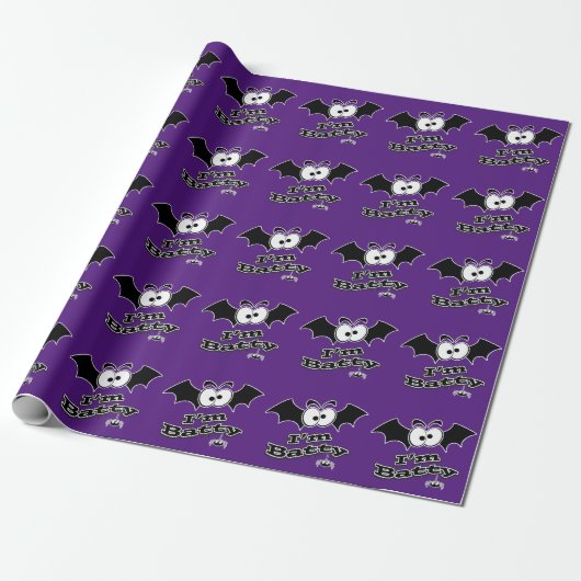 Ich bin Batty Crazy Eyes Geschenkpapier (Ungerollt)