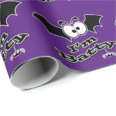 Ich bin Batty Crazy Eyes Geschenkpapier (Rolleneckpunkt)