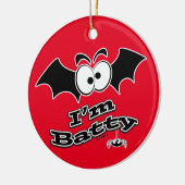 Ich bin Batty Crazy Eyes Keramik Ornament (Links)