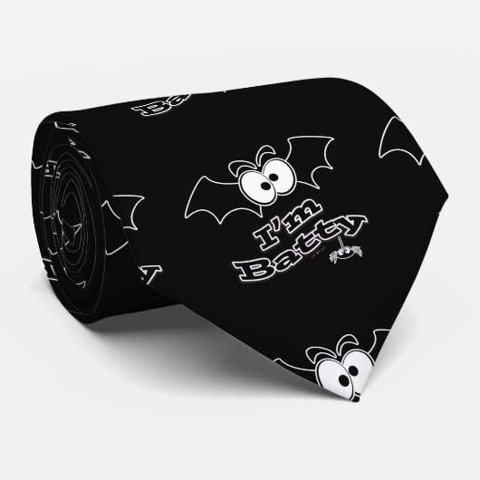 Ich bin Batty Crazy Eyes Krawatte (Gerollt)