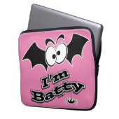 Ich bin Batty Crazy Eyes Laptopschutzhülle (Vorderseite Links)