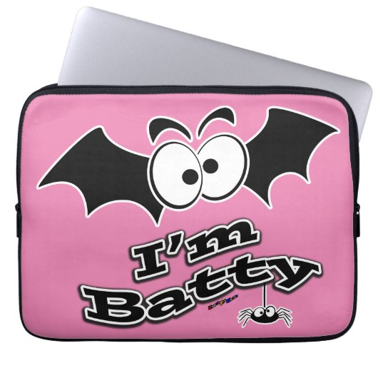 Ich bin Batty Crazy Eyes Laptopschutzhülle (Vorderseite)