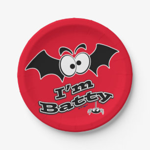 Ich bin Batty Crazy Eyes Pappteller