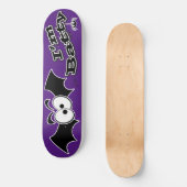 Ich bin Batty Crazy Eyes Skateboard (Vorderseite)