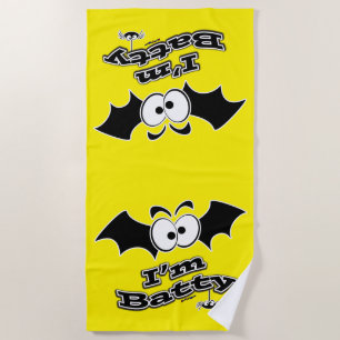 Ich bin Batty Crazy Eyes Strandtuch