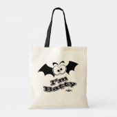 Ich bin Batty Crazy Eyes Tragetasche (Rückseite)