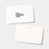 ICH BIN BAUERN VERSICHERUNGSAGENT AUSWEIS (Vorder- & Rückseite)