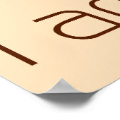 Ich bin Beauty Natural Hair Poster (Ecke)