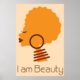 Ich bin Beauty Natural Hair Poster