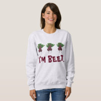 Ich bin Beet (Beat) Rote Rübe Gemüse Vegan