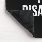 Ich bin behindert _ Behindertenstolz _1 Mousepad (Ecke)