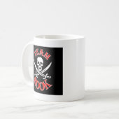 Ich bin bei Captain Hook Kaffeetasse (Vorderseite Links)
