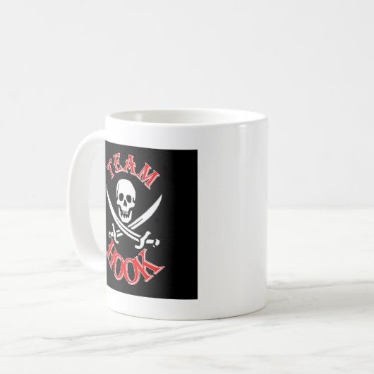 Ich bin bei Captain Hook Kaffeetasse (Vorderseite Links)