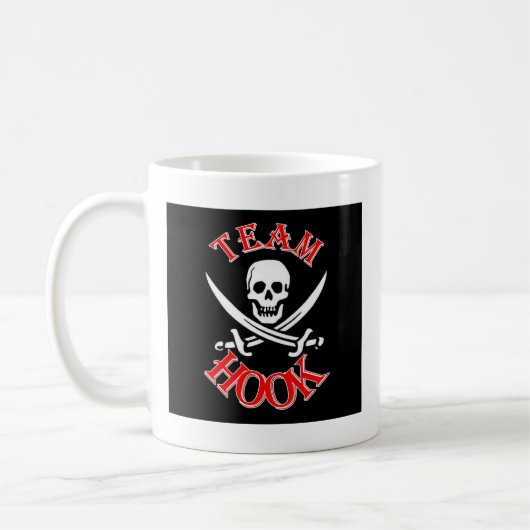 Ich bin bei Captain Hook Kaffeetasse (Links)