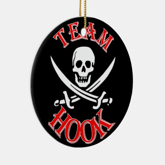 Ich bin bei Captain Hook Keramikornament (Rechts)