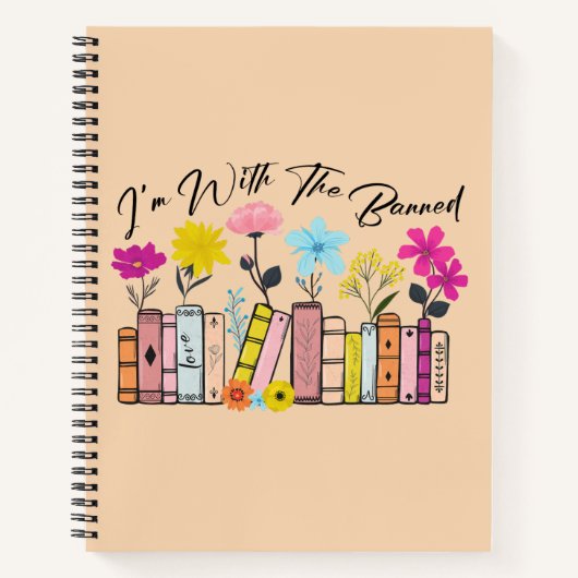 Ich bin bei den verbotenen Büchern Notizblock (Vorderseite)