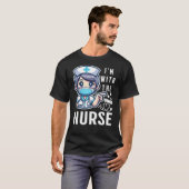Ich bin bei der Krankenschwester T-Shirt (Vorne ganz)