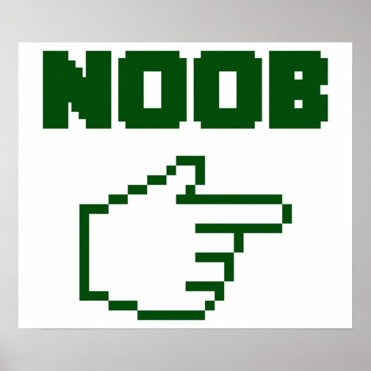 Ich bin bei der Noob Newbie Poster (Vorne)