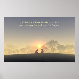 Ich bin bei ihnen poster