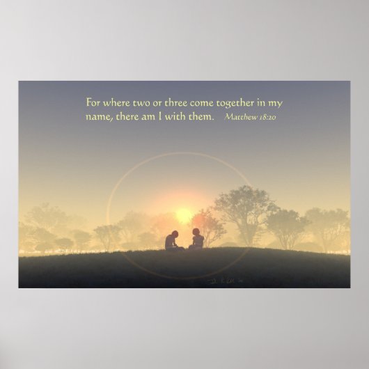 Ich bin bei ihnen poster (Vorne)