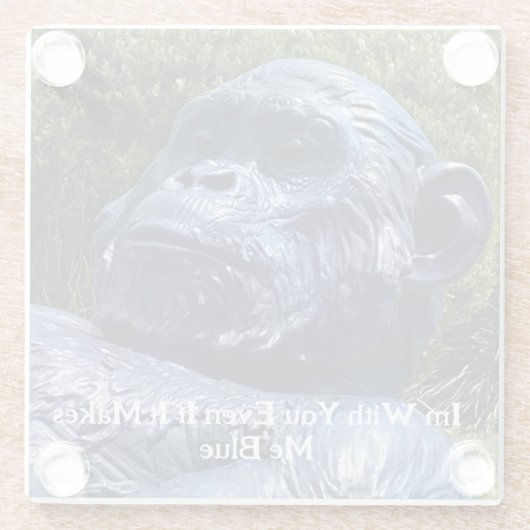 Ich bin bei Ihnen - Untersetzer (Rückseite)