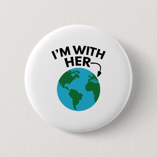 Ich bin bei ihr button (Vorderseite)