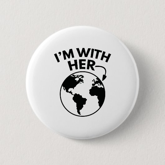 Ich bin bei ihr button (Vorderseite)