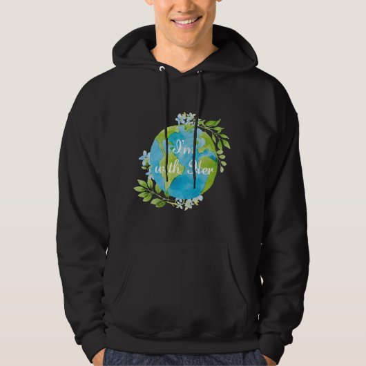 Ich bin bei ihr hoodie (Vorderseite)