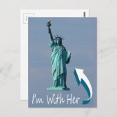 Ich bin bei ihr! postkarte (Vorne/Hinten)