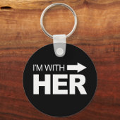 Ich bin bei ihr (rechts) -.png schlüsselanhänger (Vorderseite)