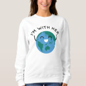 Ich bin bei ihr sweatshirt (Vorderseite)