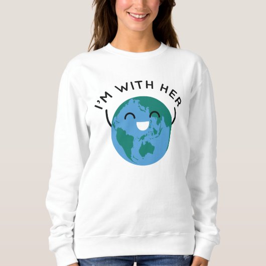 Ich bin bei ihr sweatshirt (Vorderseite)