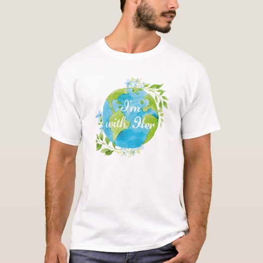 Ich bin bei ihr T-Shirt (Vorderseite)