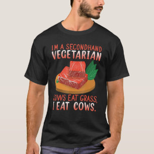 Ich bin beiläufig Vegetarier Vegan T-Shirt