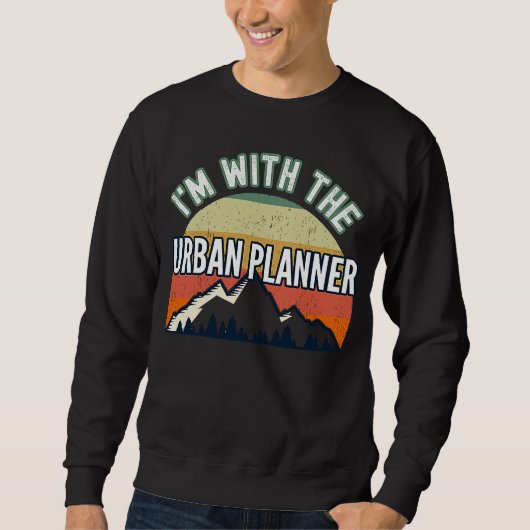 Ich bin beim Stadtplaner Sweatshirt (Vorderseite)