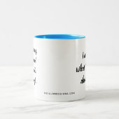 Ich bin Bejahung Zweifarbige Tasse (Mittel)