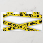 Ich bin beleidigt Polizei-Band nicht überqueren (Vorne/Hinten)