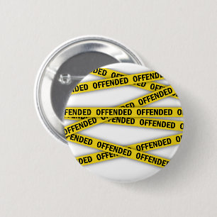 Ich bin beleidigt Polizei-Band nicht überqueren Button