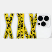 Ich bin beleidigt Polizei-Band nicht überqueren Case-Mate iPhone Hülle (Rückseite (Horizontal))